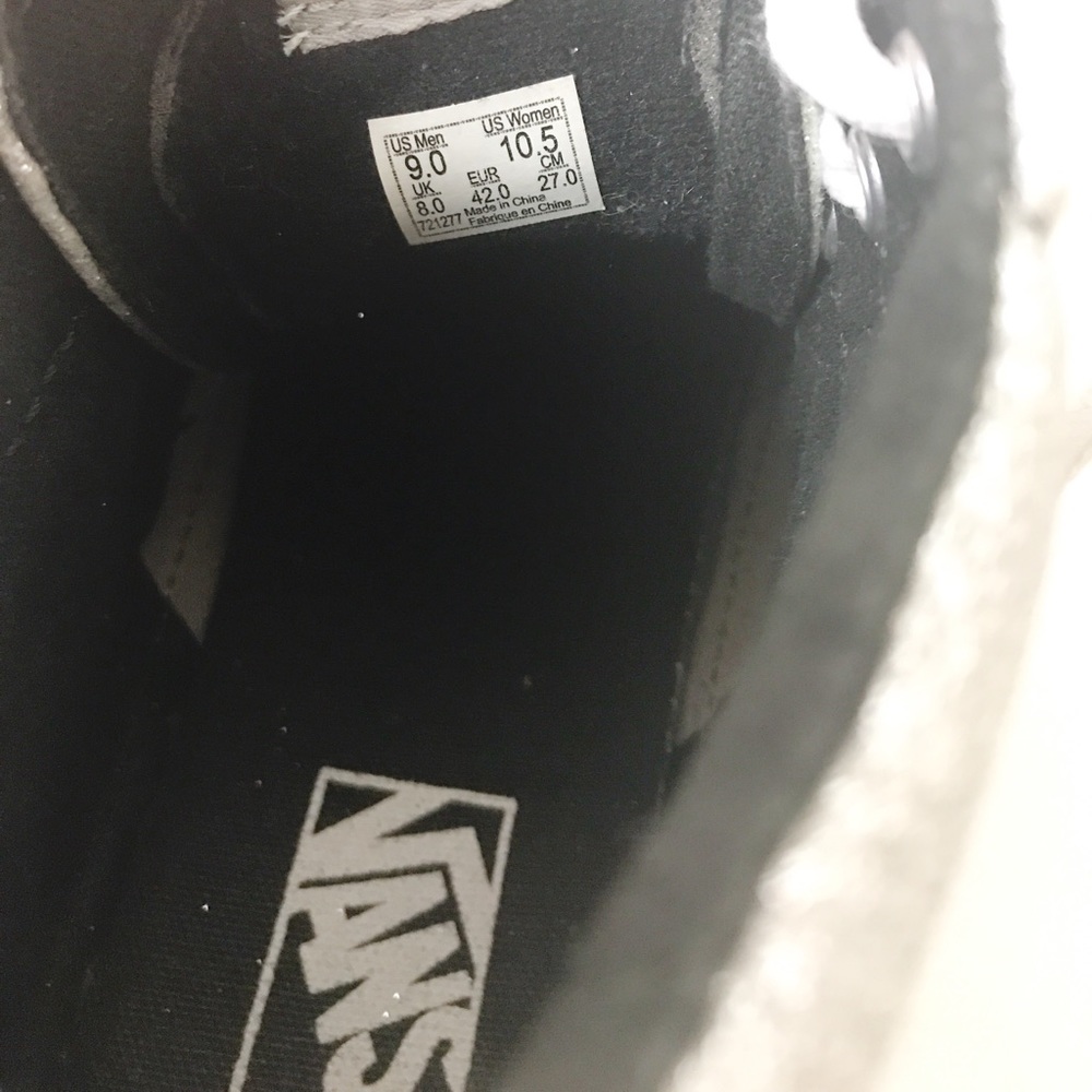 Vans unisex Sk8-Hi Silver Glitter sneakers shoes - Picture 6 of 8